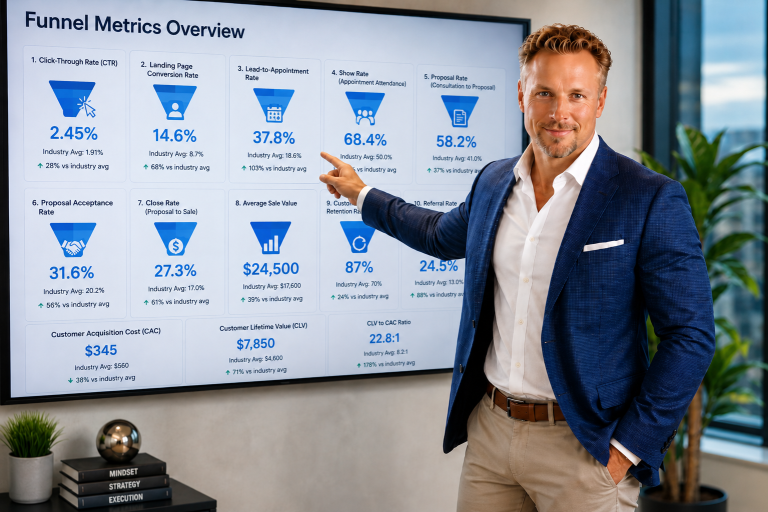 business coach for sales funnel metrics
